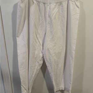 Chico's White Cropped Pants